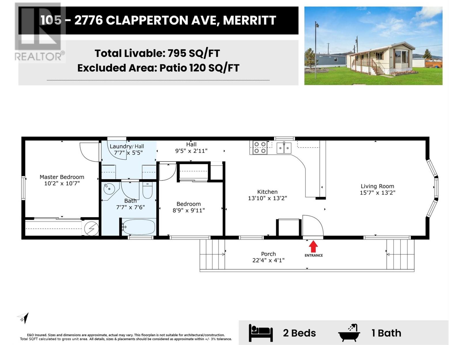 2776 Clapperton Avenue Unit# 105, Merritt, British Columbia  V1K 1B8 - Photo 20 - 178820