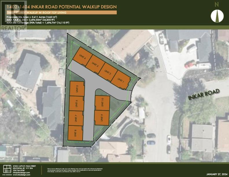 1402 / 1404 Inkar Road Lot# 1 & 2, Kelowna, British Columbia  V1Y 8H7 - Photo 13 - 10321955